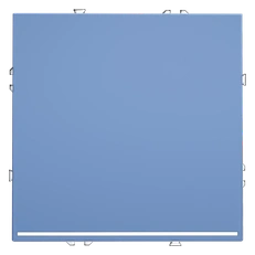 Изображение Выключатель одноклавишный с подсветкой (деним) Voltum S70